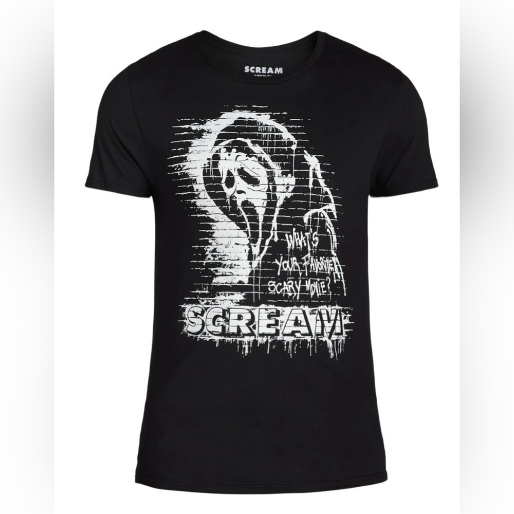 Scream Men’s and Big Men's Ghostface Graphic Cotton Tee with Short Sleeves